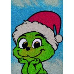 Cuki Grincs - Kreatív Homokkép sablon