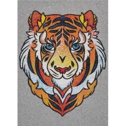 Lenyűgöző tigris-Kreatív Homokkép sablon